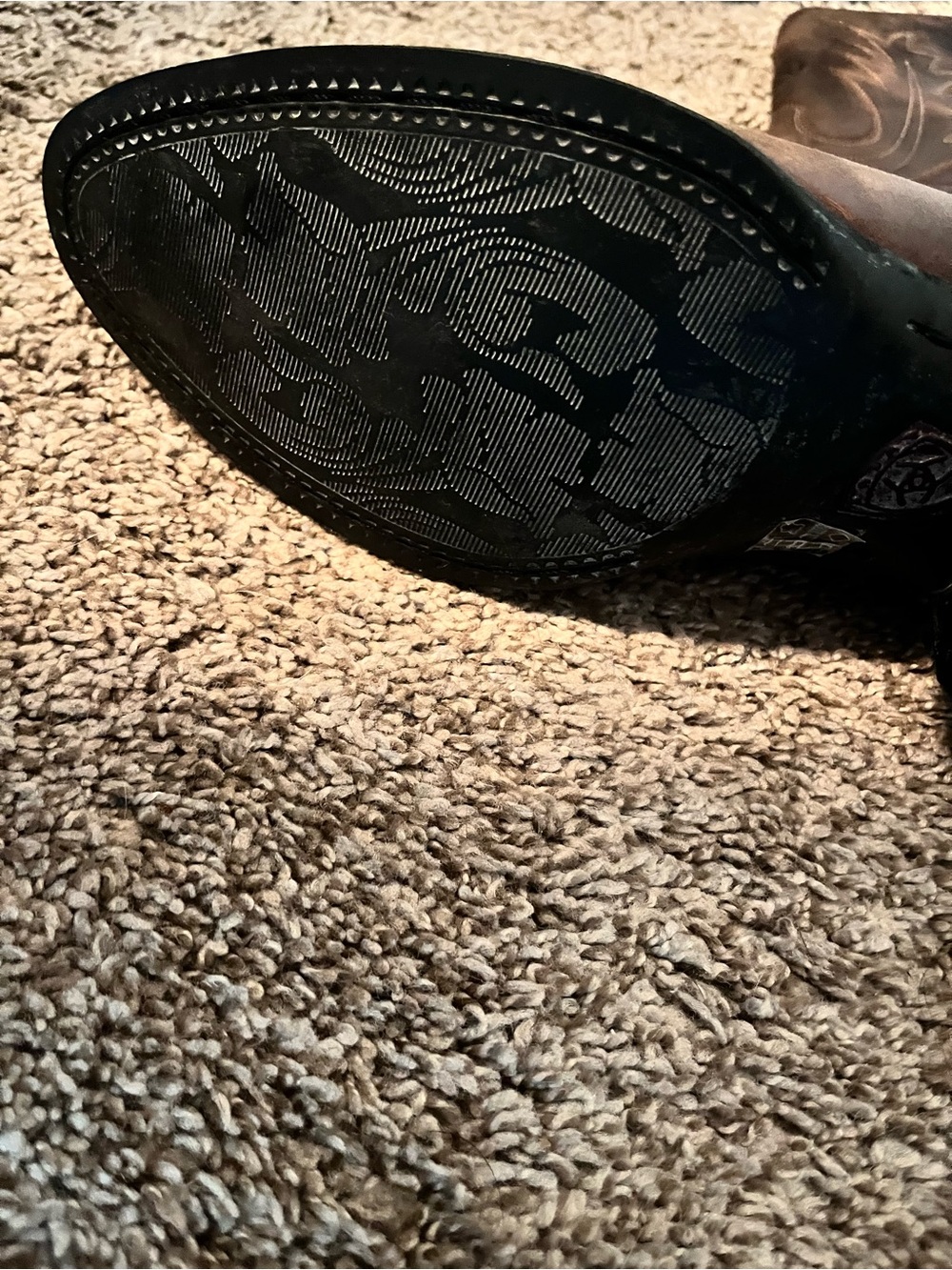 Heritage Brown Western Cowboy Boots - Picture 8 of 10